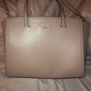 Large tan Kate Spade purse
